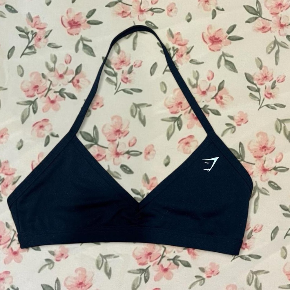 Gymshark Midnight Black Halter Bralette